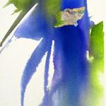 "Kimono Blue II"
        6 x 12"
