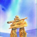 Inuksu  SOLD
9''  x  10.5"
 