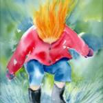Puddle Jumping  SOLD
16''  x  20"
