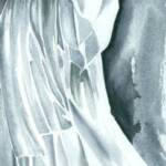 Drapery Sketch  SOLD
5'' x 10"

